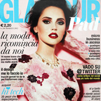 copertina glamour marzo 2012